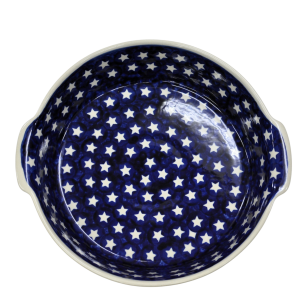 Półmisek ceramiczny okrągły z uszami (A525 D46)           