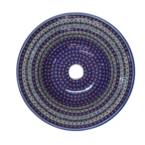 Umywalka ceramiczna Bolesławiec 38 cm (A529 D21)
