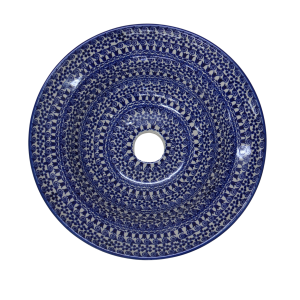 Umywalka ceramiczna Bolesławiec 38 cm (A529 D25)  