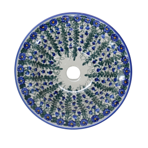 Umywalka ceramiczna Bolesławiec 38 cm (A529 D31)